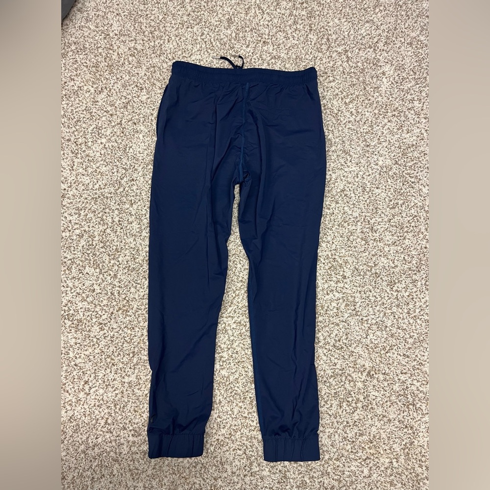 ZYIA Navy Everywhere Zipper Joggers Active Pants - Picture 3 of 8